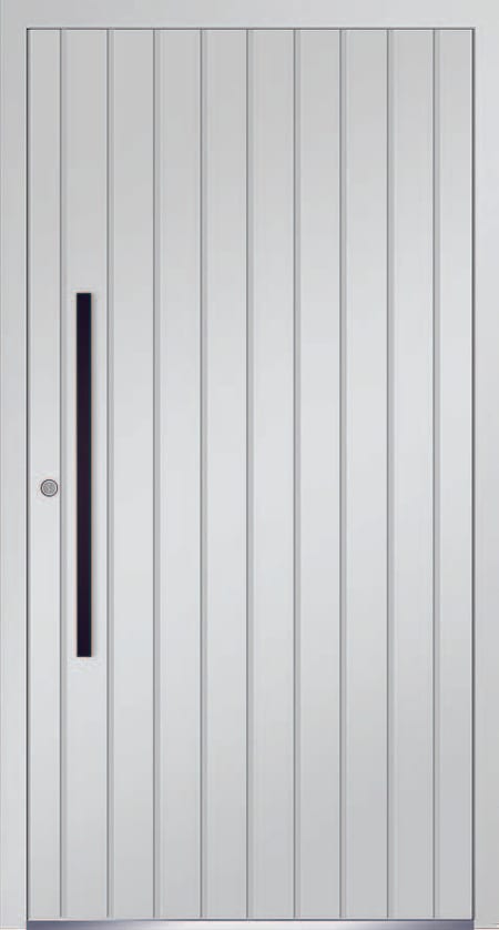 Arctic white door